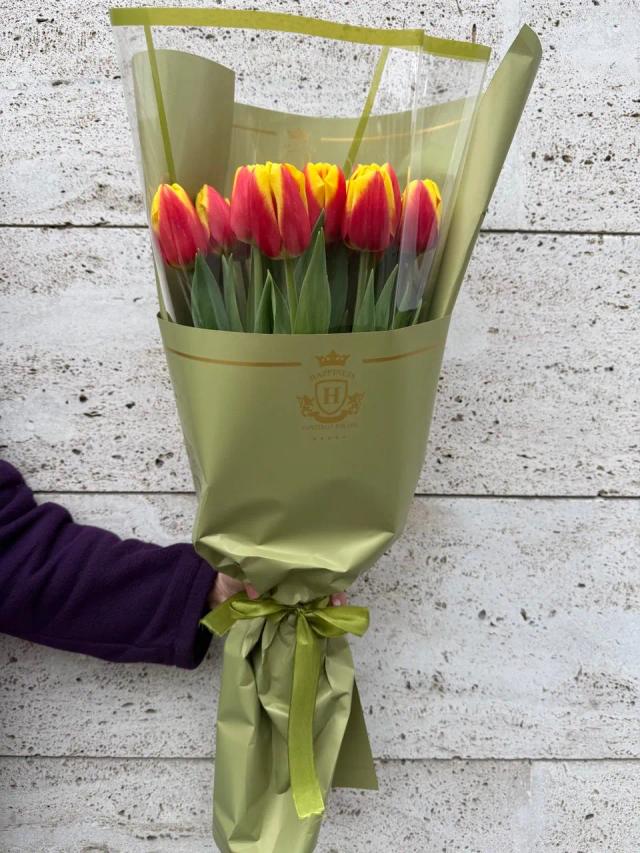 Orange Spring Tulips | ծաղիկներ, ծաղկեպսակներ, բույսեր - առաքում Երևան