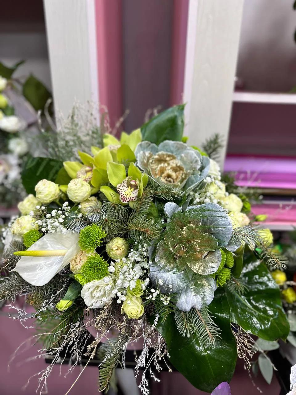 Christmas composition | ծաղիկներ, ծաղկեպսակներ, բույսեր Երևան