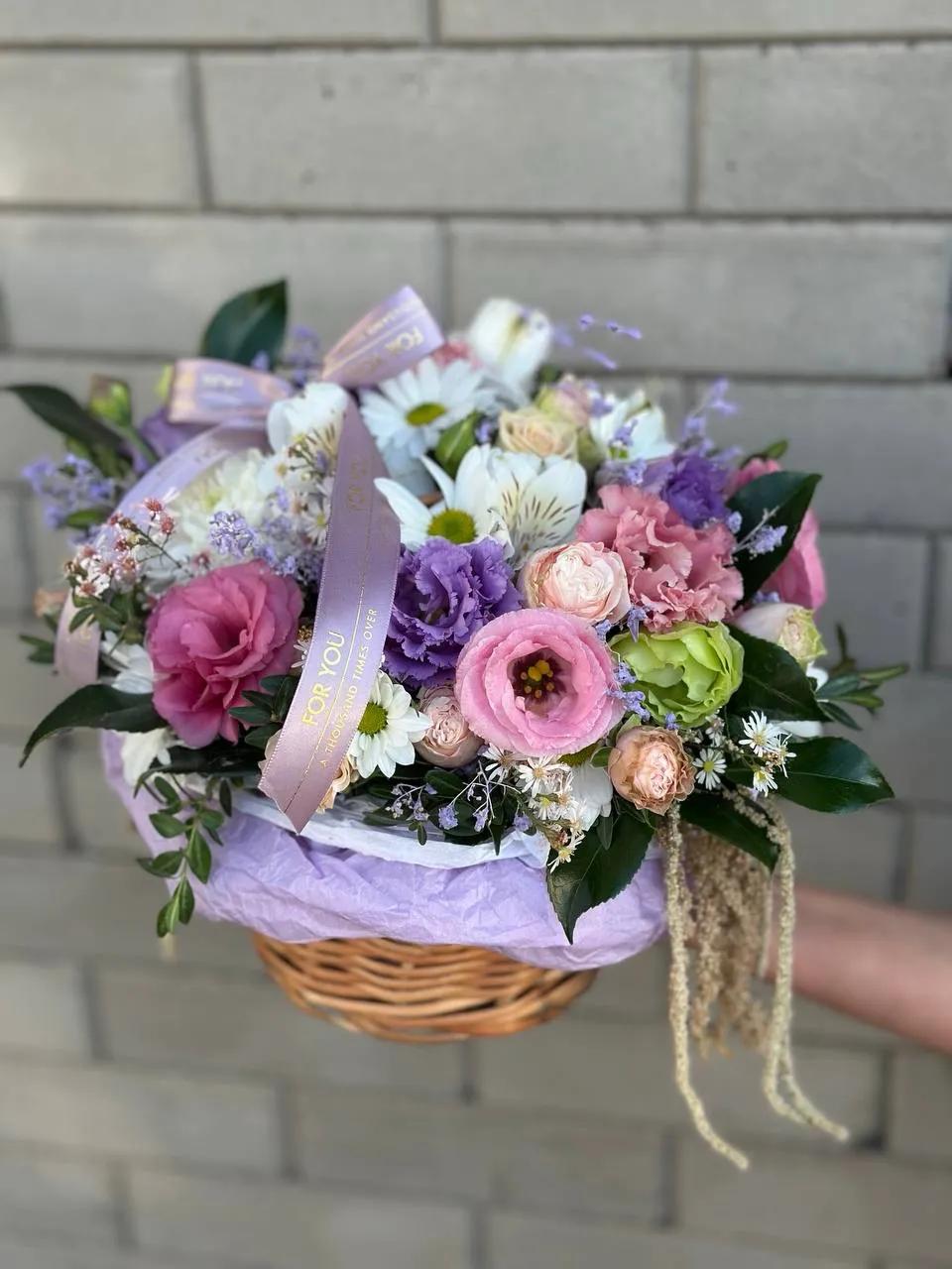 Creative basket | ծաղիկներ, ծաղկեպսակներ, բույսեր Երևան