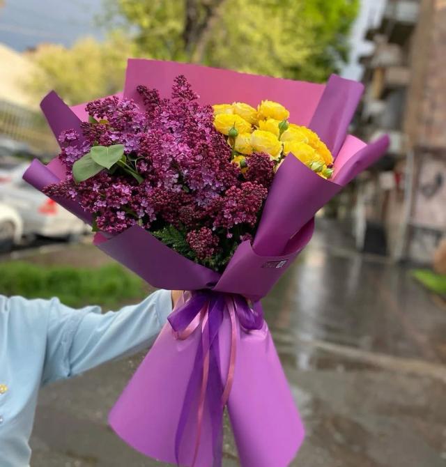 Purple bunch | ծաղիկներ, ծաղկեպսակներ, բույսեր - առաքում Երևան