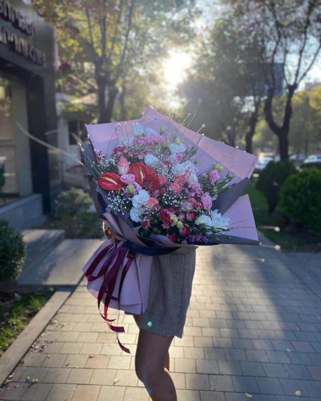Bouquet "Mix" | ծաղիկներ, ծաղկեպսակներ, բույսեր - առաքում Երևան