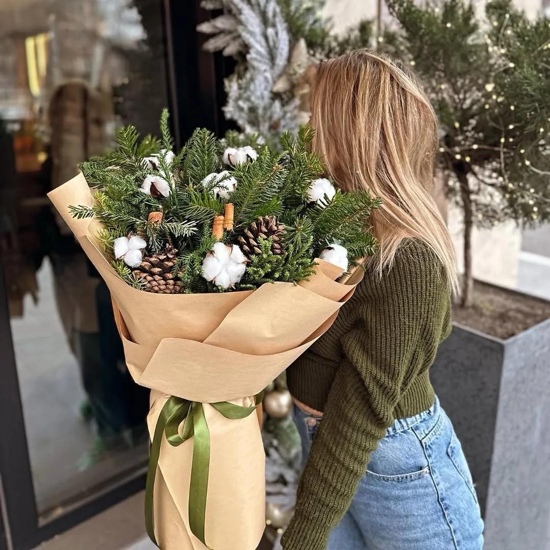 Bunch "Breath of Winter" | ծաղիկներ, ծաղկեպսակներ, բույսեր Երևան