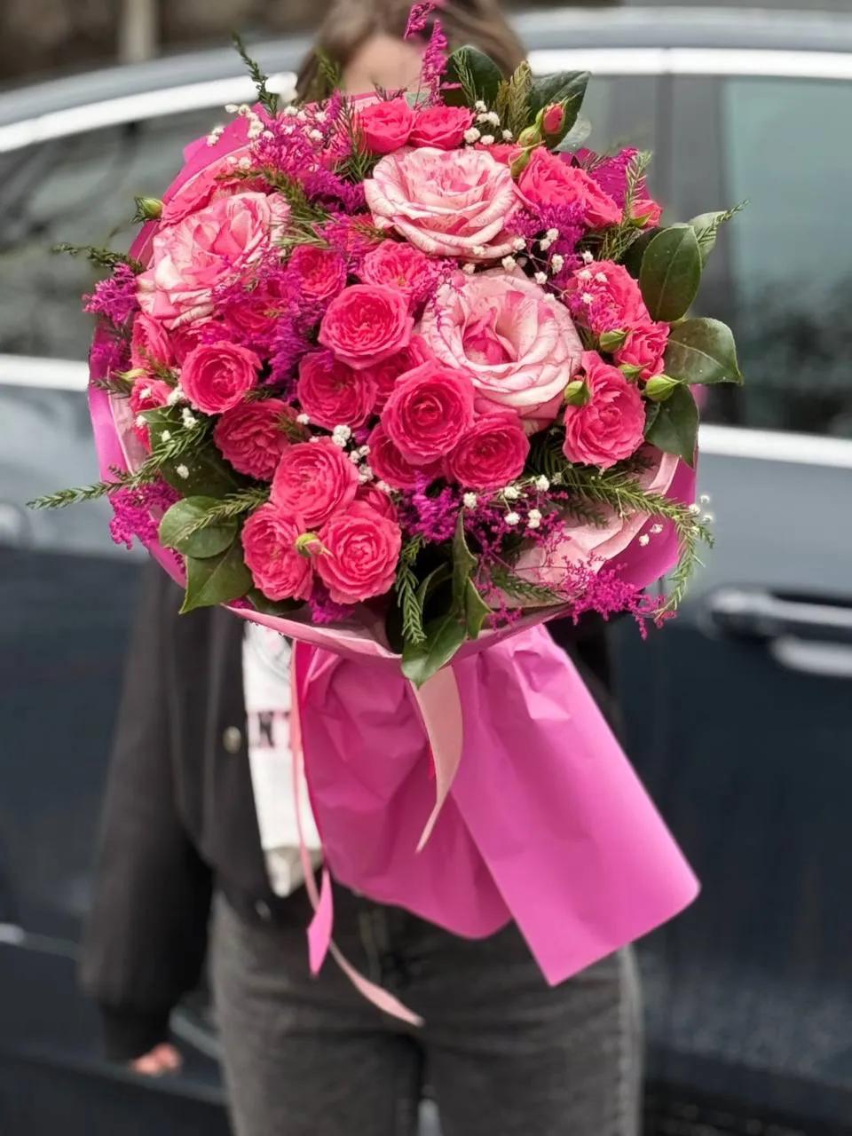 Pink bouquet | ծաղիկներ, ծաղկեպսակներ, բույսեր Երևան