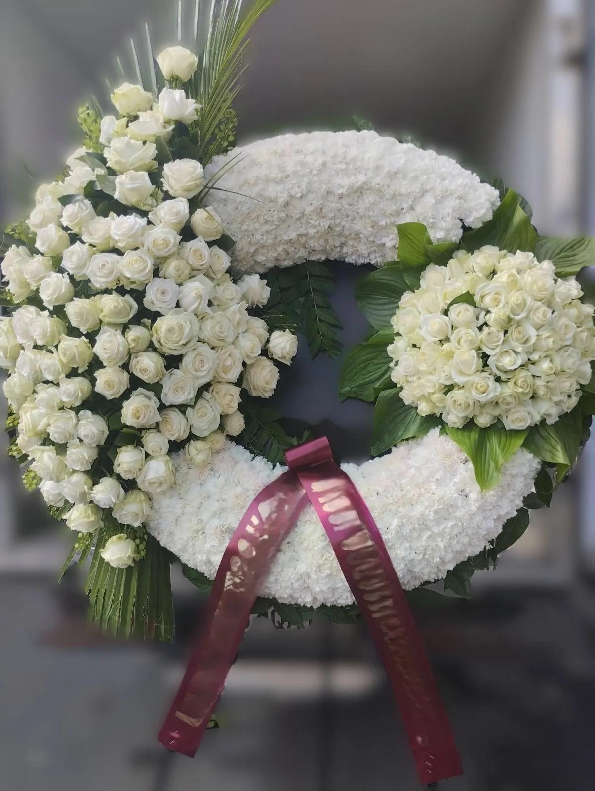 Wreath Mourning Circle Made to Order & Fast Shipping Wreath Mourning Circle Made to Order & Fast Shipping | ծաղիկների առաքում Երևանում